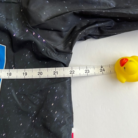 NWT🧥  Members Only x Daffy Duck "Tune Squad" Black Windbreaker Jacket SZ-S - Picture 13 of 16